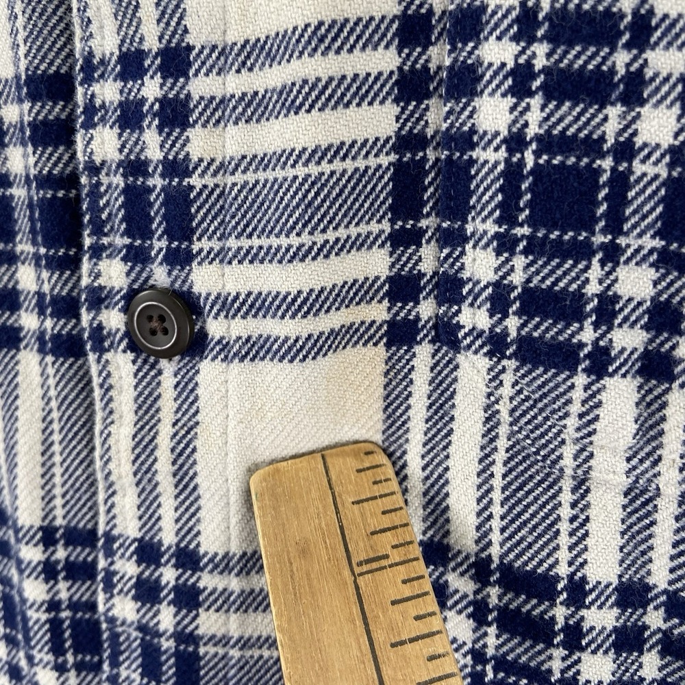 Patagonia Shirt men's Large Fjord Flannel Button Up Long Sleeve Organic Cotton - Picture 9 of 16